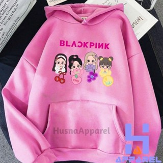 เสื้อแจ็กเก็ตมีฮู้ด Blackpink สําหรับเด็ก