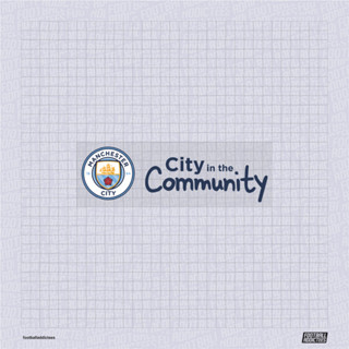 เสื้อกีฬาแขนสั้น ลาย CITY IN THE COMMUNITY SPONSOR PATCH สําหรับ MANCHESTER CITY UCL JERSEY Back