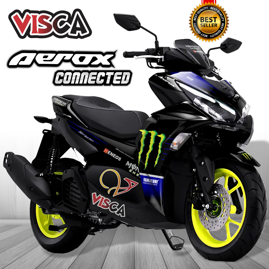 รูปลอก Aerox 155 เชื่อมต่อ 2021 2022 Full Body สติกเกอร์ Aerox 155 เชื่อมต่อ 2021 2022 Cool Striping