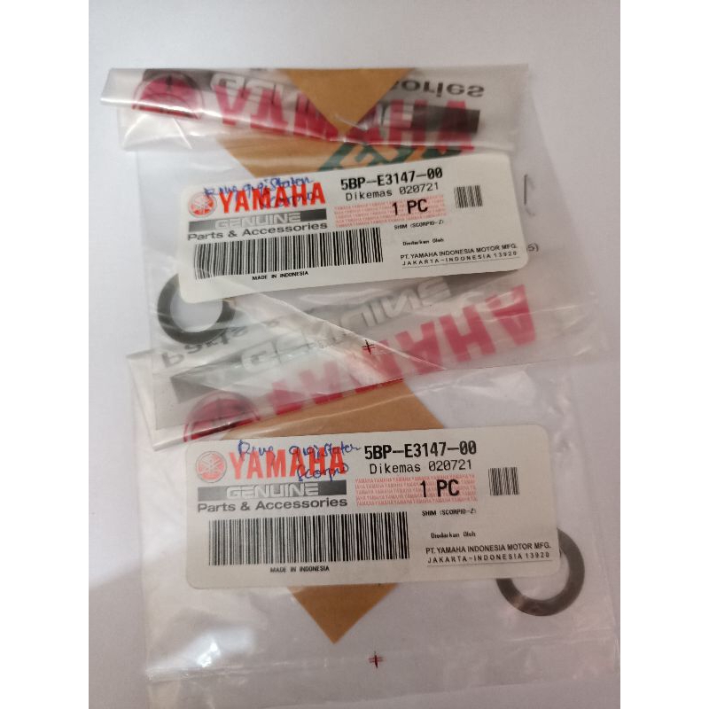 Shim แหวนเครื่องซักผ้าเกียร์เริ่มต้นเกียร์แนะนํา scorpio z เก่าใหม่ 2 pcs 5bp e3147 00