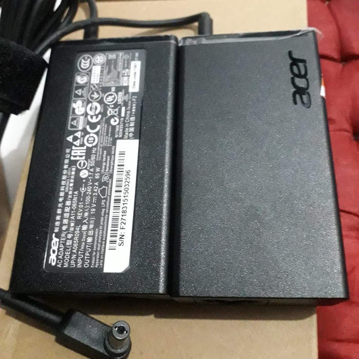 ACER CHARGER ADAPTER 19V 3.42A ORIGINAL ASPIRE LAPTOP CHARGER 3 5 A314 A315 V5 471 431 531 551 ES1 1