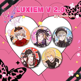 Vtuber NIJISANJI Luxiem หมุดปุ่มกด โดย onintwin/Pocket Mirror Luxiem