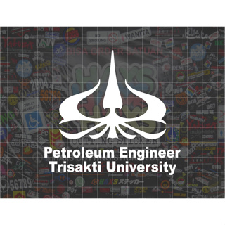 สติกเกอร์ตัดปิโตรเลียม Trisakti ขนาด 9 ซม. สําหรับรถจักรยานยนต์ รถยนต์