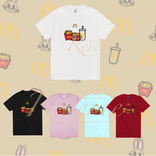 Kaos MCD X NEWJEANS MEAL SET BAJU เสื้อยืดยีนส์ MCDONALDS HYEIN HAERIN MINJI DANIELLE HANNI KPOP IDOL แฟชั่น สําหรับใส่ออกกําลังกาย