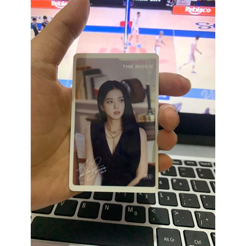 พีซี BLACKPINK JISOO อย่างเป็นทางการ PHOTOCARD CGV THE MOVIE