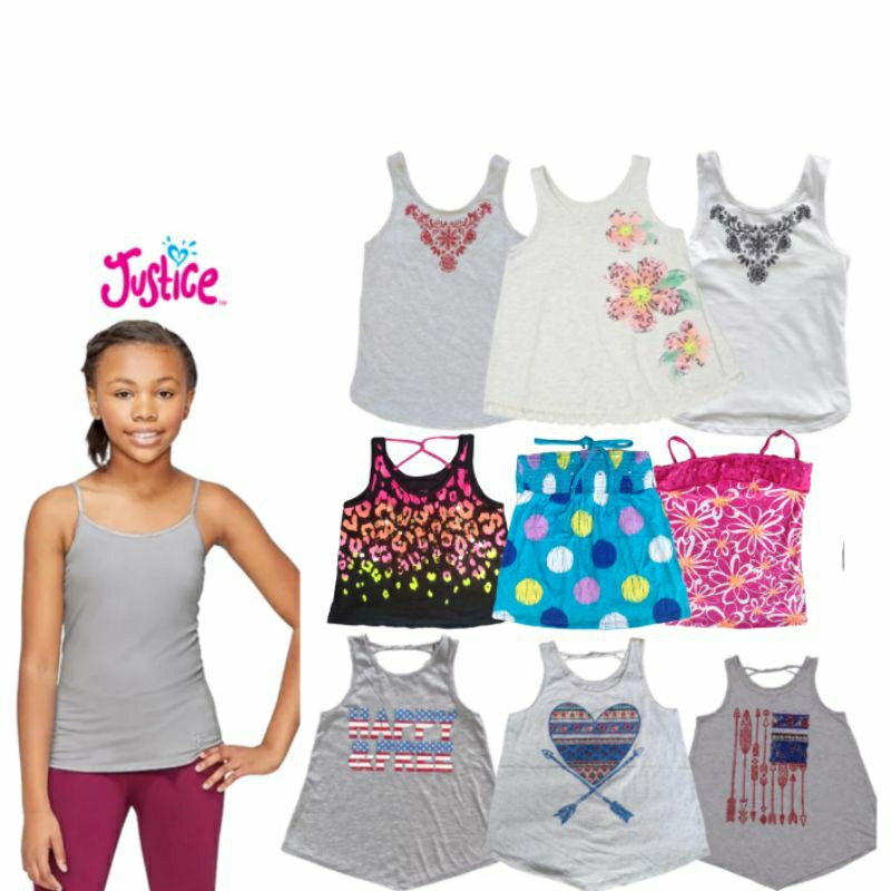 Justice Tanktop for Girls / Girls Justice Tanktop (5 - 20 ปี)
