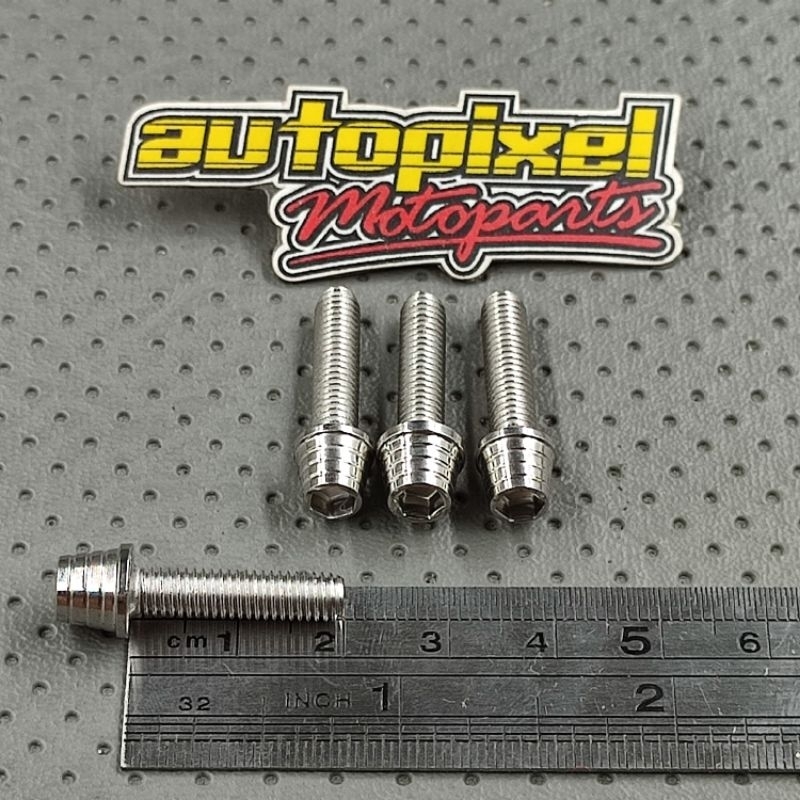 สกรูน๊อต Probolt ด้าย 8 ยาว 2 ซม. สกรูสแตนเลส bolt m5x20 heng thailand
