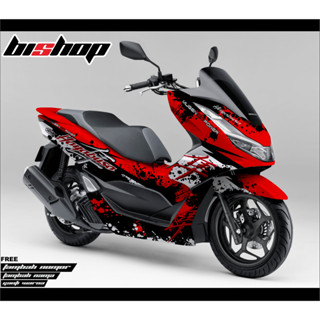 สติกเกอร์รูปลอก แบบเต็มตัว pcx 160 สี hayabusa