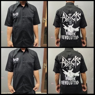 เสื้อเชิ้ต ADICTS VIVA LA REVOLUTION PUNK BAND