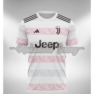 เสื้อกีฬาแขนสั้น ลายทีม Juve Away Jersey 2023 2024