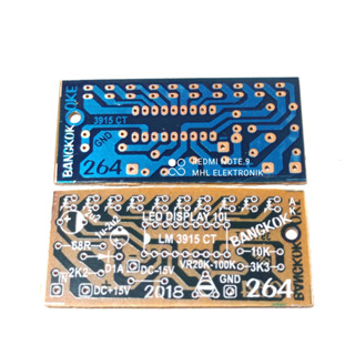 Pcb VU จอแสดงผล LED MONO LM3915 3915 ประเภท 264