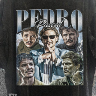 เสื้อยืด ลาย Pedro Pascal | เสื้อยืด ขนาดใหญ่ พิมพ์ลาย Pedro Pascal สไตล์วินเทจ