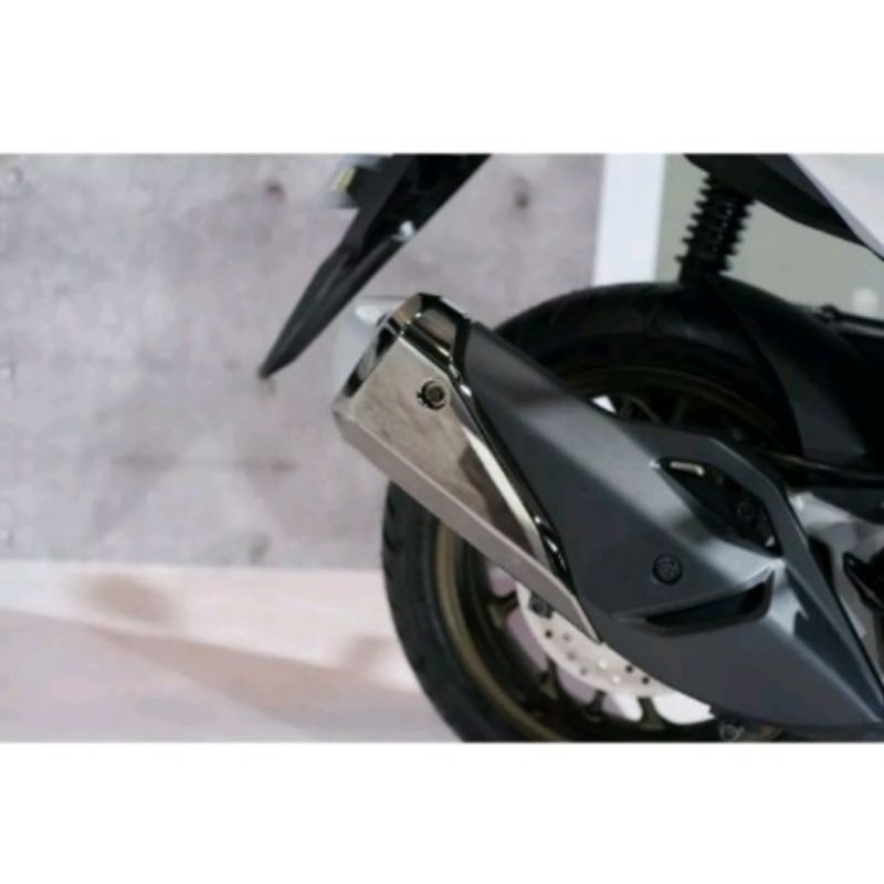 Garnish ฝาครอบท่อไอเสียตกแต่ง PCX 160 Vario 160 Mat Silver Metallic Original Honda ราคา ถูกที่สุด ดีลบีเคเค แกลเลอรีภาพที่ 6