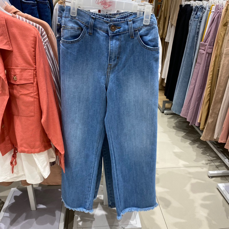 Riley original กางเกงยีนส์ทรงลอน