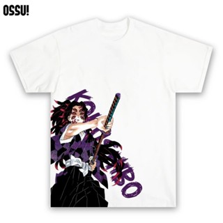 Aftereight.id - เสื้อยืด พิมพ์ลายอนิเมะ DEMON SLAYER KOKUSHIBO | เสื้อยืดเพื่อความสวยงาม