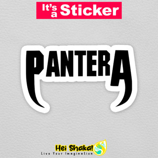 สติกเกอร์ไวนิล กันน้ํา ลายวงดนตรี Pantera