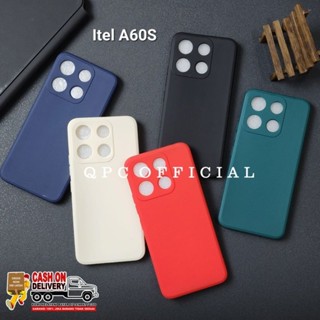 Itel a60S เคสโทรศัพท์มือถือนิ่ม ทรงสี่เหลี่ยม สีมาการอง สําหรับ Itel a60S