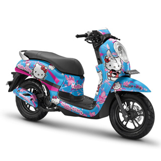 สติกเกอร์ติดแดชบอร์ด แบบเต็มตัว ลาย Hello Kitty2 สําหรับ Honda 2012-2023