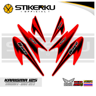 สติกเกอร์ Charisma STRIPING 125 MOTIF 27 สติกเกอร์ Charisma X 125 D พร้อมส่ง DECALS Variations STRIKER Contemporary Charisma SIKER Unique ORI Stickersimple STRIPING Motocycle Trim WAVE 125s SUPRA Father stickerkustore