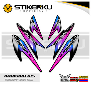 สติกเกอร์ ลาย Charisma STRIPING 125s 26s X 125s D พร้อมส่ง DECALS Variations STRIKER Contemporary Charisma SIKER Unique ORI Stickersimple STRIPING Motocycle Trim WAVE 125s SUPRA Father stickerkustore