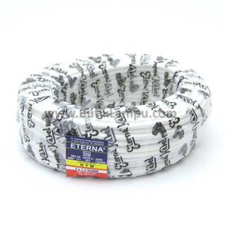 Kabel Listrik Eterna NYM 2x1.5 mm 2 X 1,5mm 1 Roll 50 Meter 50M Batang Tembaga Original Berkualitas