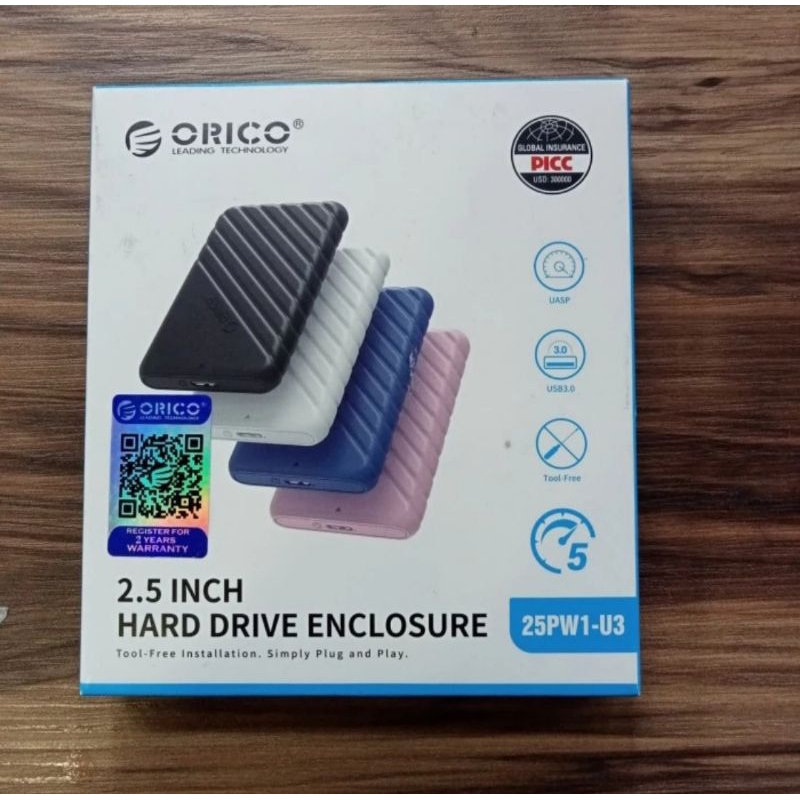 Orico Hard Drive Enclosure Usb 3.0 25PW1-U3 เคสฮาร ์ ดไดรฟ ์ Orico