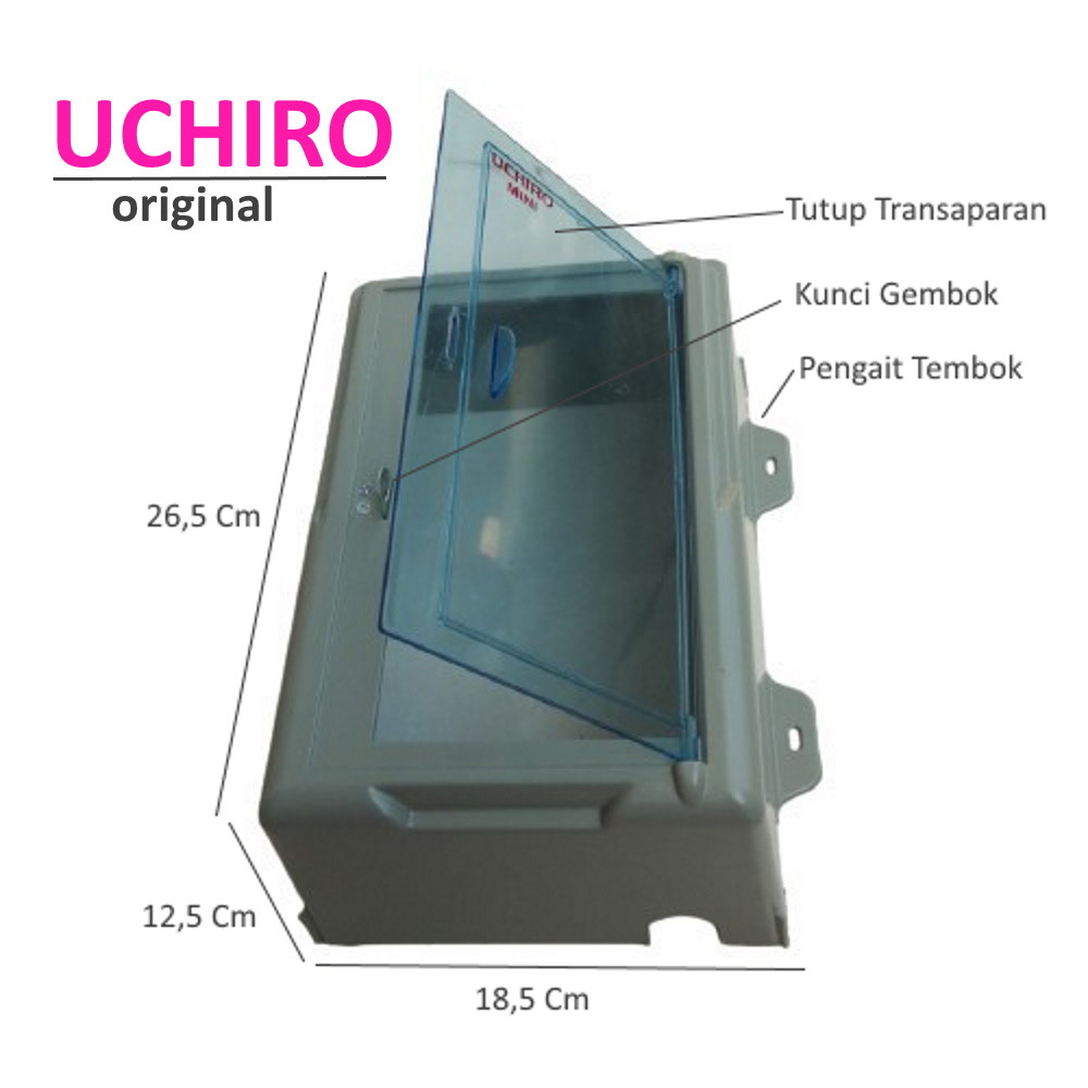 ID BOX KWH ELECTRICITY METER COVER ELECTRICITY KWH METER BOX - KWH METER BOX TOKEN PLN BOX COVER