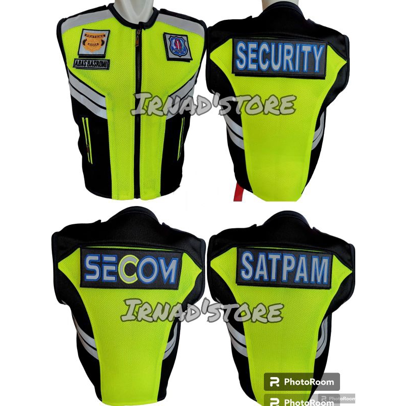 ใหม่ล่าสุด SECURITY VEST พร้อมปักชื่อฟรี