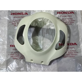 ฝาครอบไฟหน้ารถยนต์ สีครีม สําหรับ honda new fi esp prestige K2F 2021