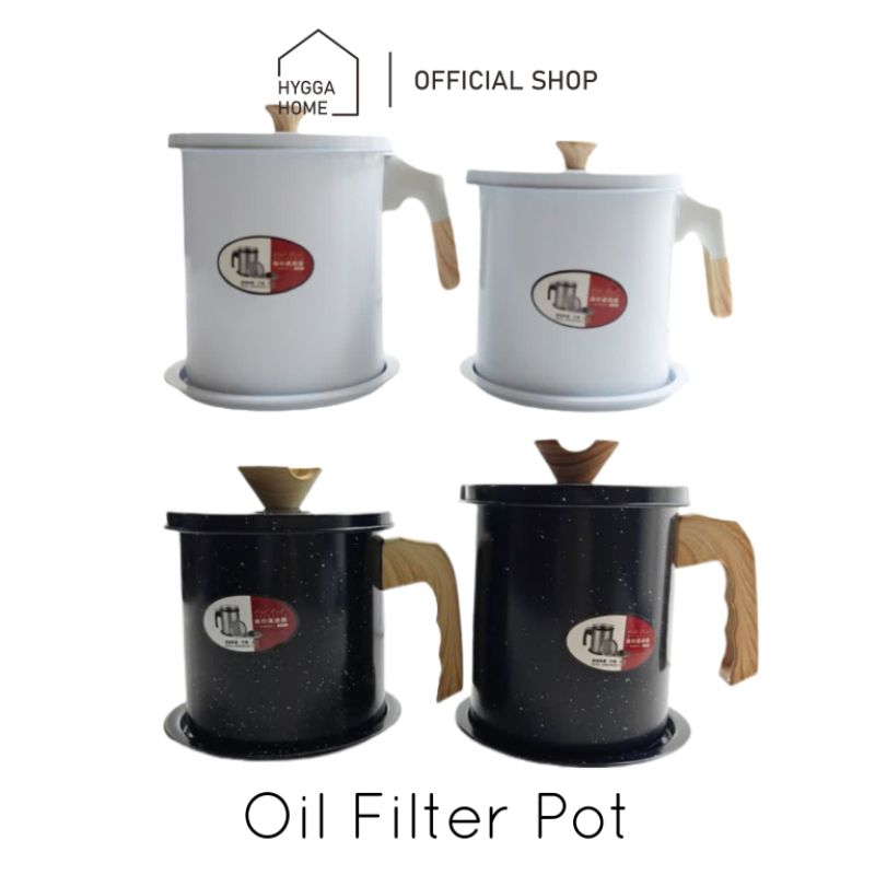 Hygga Home Aesthetic Cooking Oil Filter Pot