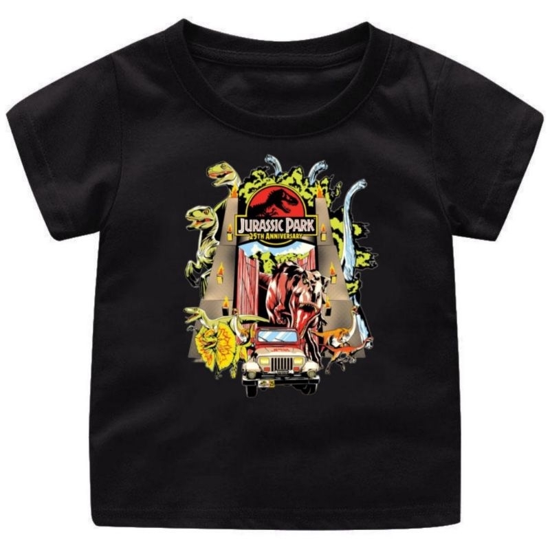 เสื้อยืดเด็กภาพ JURASSIC PARK สําหรับอายุ 1-12 ปี มีให้เลือก 6 ไซส์ ตั้งแต่ s ถึง 3xl