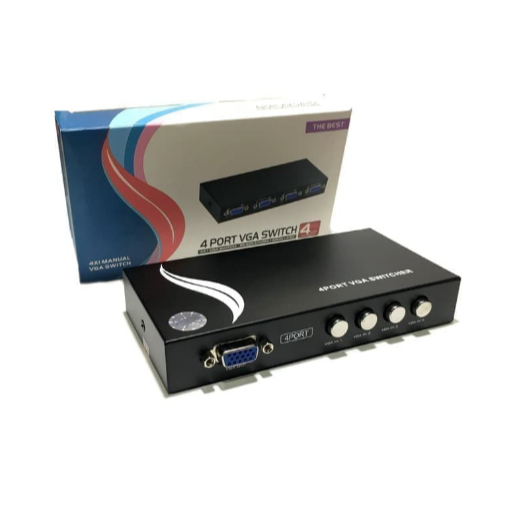 ITSTORE SPLITTER VGA 4 PORTS, VGA SPLITTER IN 1 OUT 4 PORTS 2 PORTS IN 1 OUT 2 PORTS