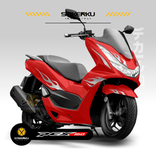 สติกเกอร์ สําหรับ Honda PCX160 STRIPING 6Th MOTIF Fire Edition ALL-NEW PCX160 ABS PCX พร้อมส่ง