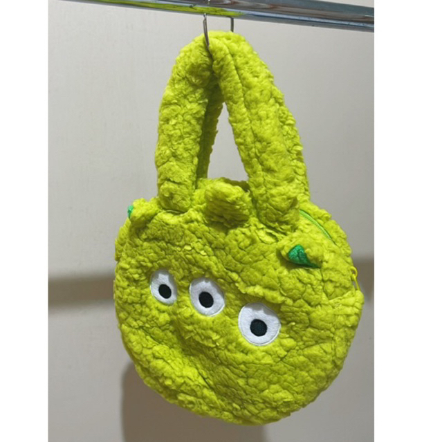 HIJAU Plush Winnie Green Mini Bag for Girls Green Monster