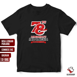 เสื้อยืดแขนยาว ลาย yu yu Republic Of INDONESIA Merdeka 78-02- PREMIUM Combed 24s August 17th Independence Garuda ขนาดใหญ่ 3XL 4XL 5XL สําหรับเด็ก และผู้ใหญ่