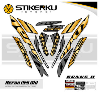 สติกเกอร์ ลาย OLD AEROX 155 VVA MOTIF OLD 155 VVA AEROX STICKER Unique AEROX 155 VVA STICKER AEROX 155 VVA STICKER STOCK DECAL LIST POLET Stickerkustore