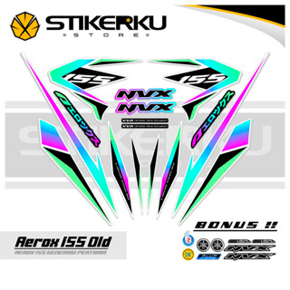 สติกเกอร์ AEROX 155 VVA MOTIF 28 OLD 155 VVA AEROX STICKER Unique AEROX 155 VVA STICKER AEROX 155 VVA STICKER STOCK DECAL LIST POLET Stickerkustore