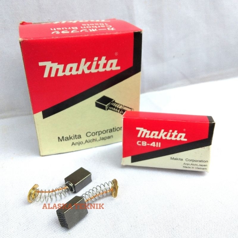 แปรงคาร์บอน Makita CB-411A / CB 411 / CB411 A / CB 411 A / Charcoal / Sepul / Spool / Bostel / Kul /