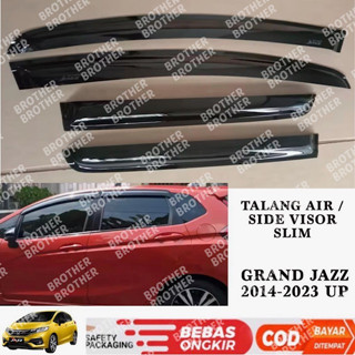 Talang Air Grand All New Jazz 2014 2022 2023 2024 ที่บังแดดด้านข้าง แบบบาง สีดํา