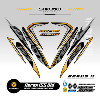 สติกเกอร์ ลาย OLD AEROX 155 VVA MOTIF OLD 155 VVA AEROX STICKER Unique AEROX 155 VVA STICKER AEROX 155 VVA STICKER STOCK DECAL LIST POLET Stickerkudecall