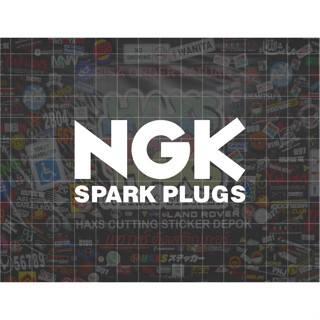 สติกเกอร์ตัดหัวเทียน NGK V2 ขนาด 8 ซม. สําหรับรถจักรยานยนต์