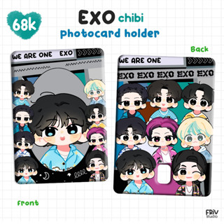 Exo พวงกุญแจ ที่ใส่การ์ด รูปถ่าย CHIBI HEAR ME OUT