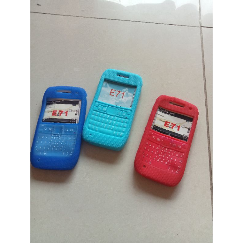 เคสซิลิโคน Nokia E71 ยางยืดหยุ่น