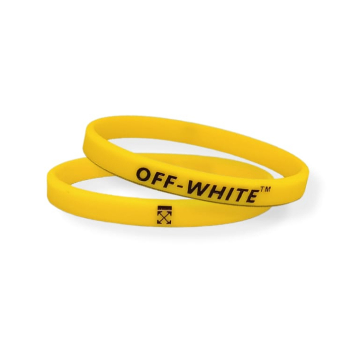 สร้อยข้อมือ Off White Rubber Men& 39;s - สร้อยข้อมือสปอร์ตยาง