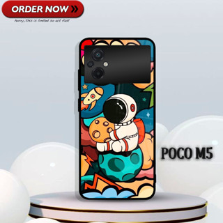 [MT08] เคสนิ่ม เคลือบเงา ล่าสุด สําหรับ XIAOMI POCO M5 | Poco M3 4G |Poco M4 PRO | Poco M5S | เคสโทรศัพท์มือถือ ลาย ASTRONAUT สไตล์โมเดิร์นน่ารัก