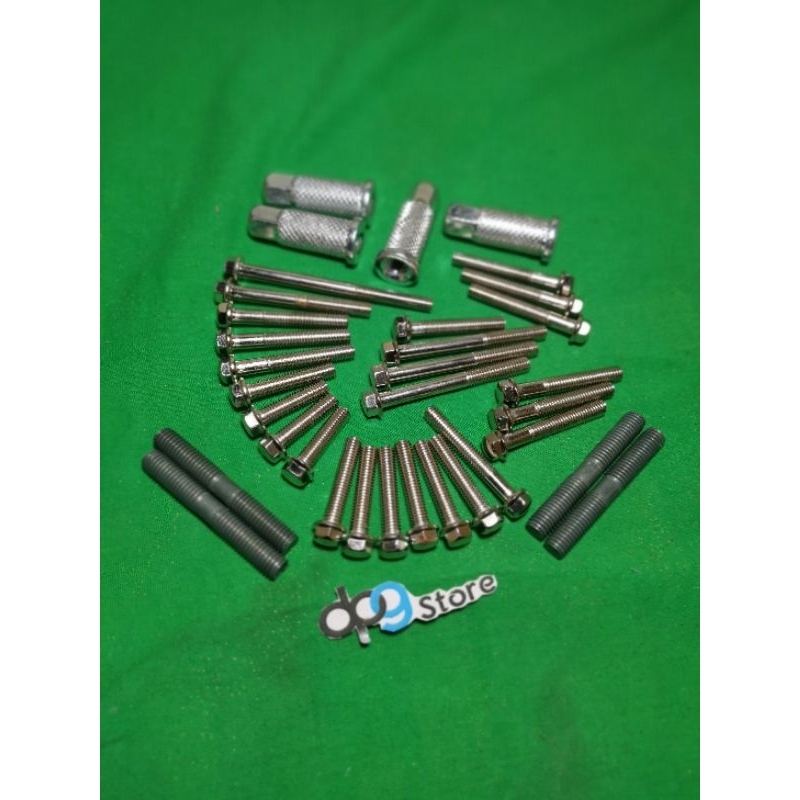 MESIN สายฟ้าชุดเต็มสําหรับ F1 FIZ F1ZR FORCE ONE ENGINE T8 CHROME นําเข้า