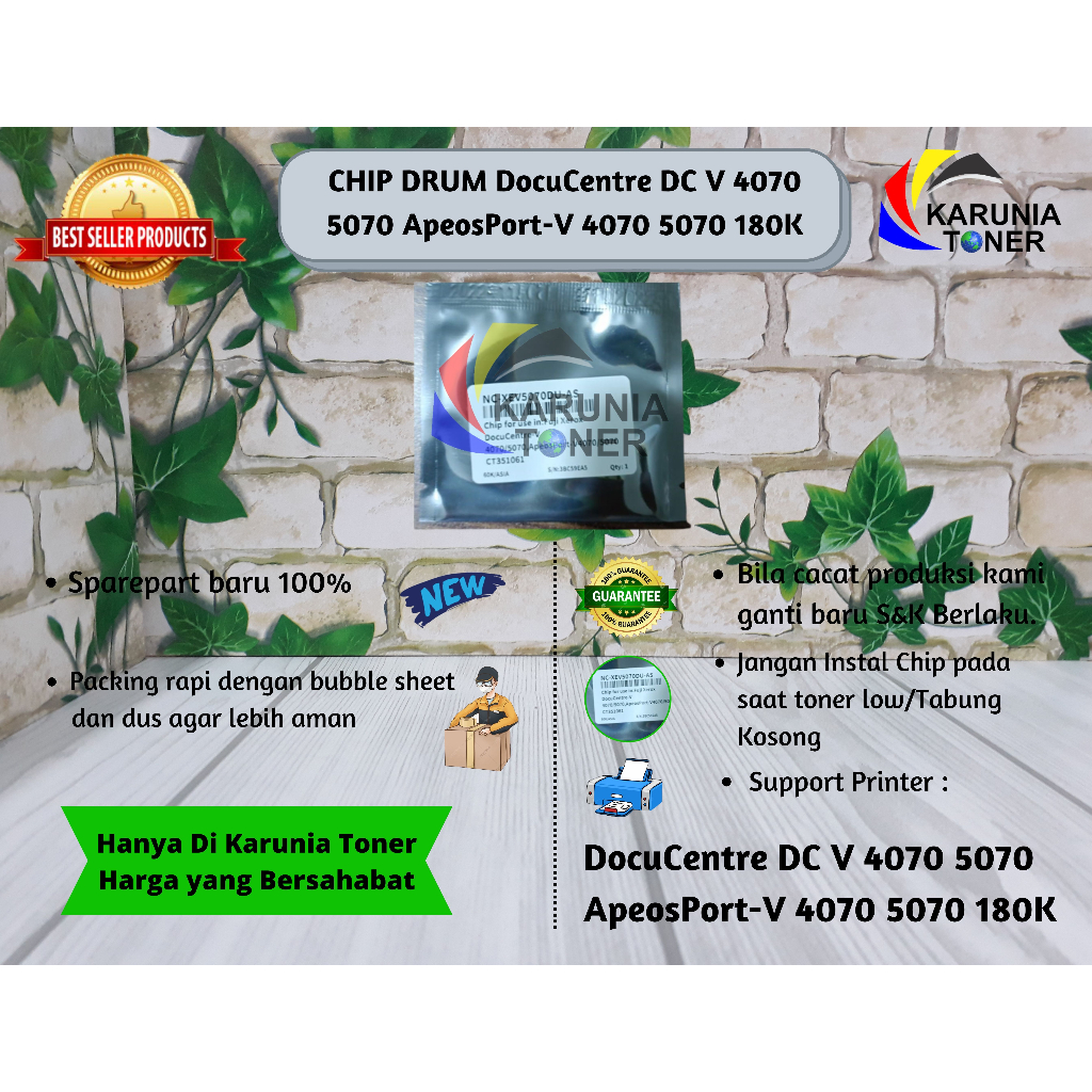 DocuCentre DC -V 4070 5070 ApeosPort-V 4070/5070 180K กระเป๋าสีดํา MONO CT351061 กลอง BK