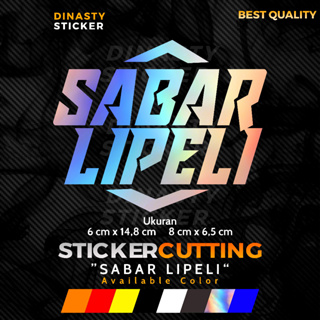 สติกเกอร์ CUTTING SABAR LIPELI VIRAL