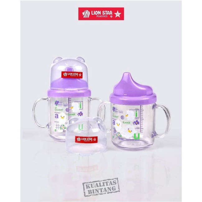 Lion star ขวดหัดดื่มสําหรับเด็ก / แก้วจูเนียร์ 240 ล้าน GL-34