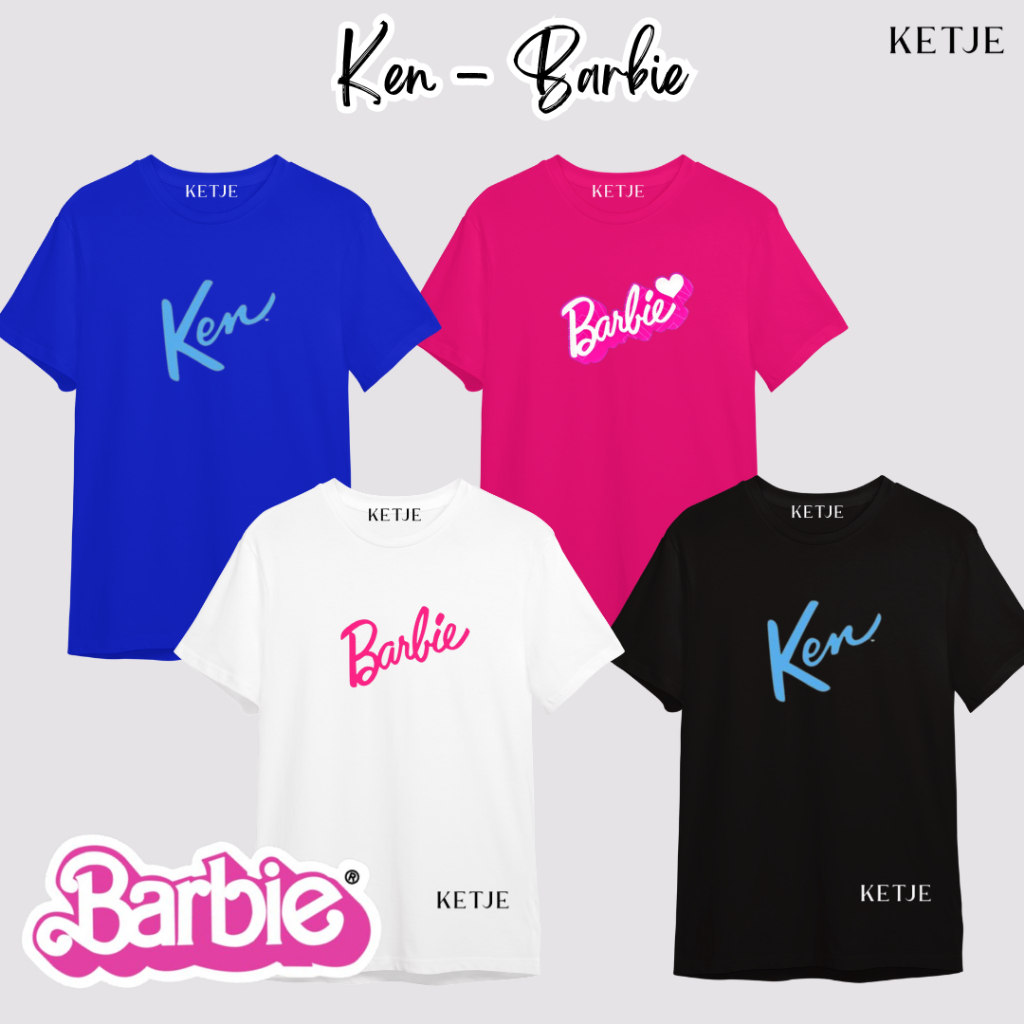 เสื้อยืด Distro ลายโลโก้บาร์บี้, Barbie Ken Series / Barbie Ken Premium เสื้อยืด Unisex / Viral Hits